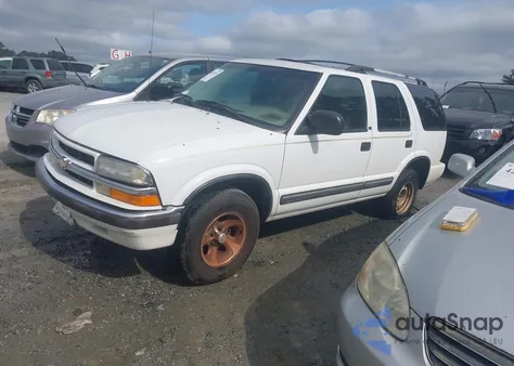 2001 Chevrolet Blazer Lt из США, поврежденный, VIN 1GNCS13W012136185